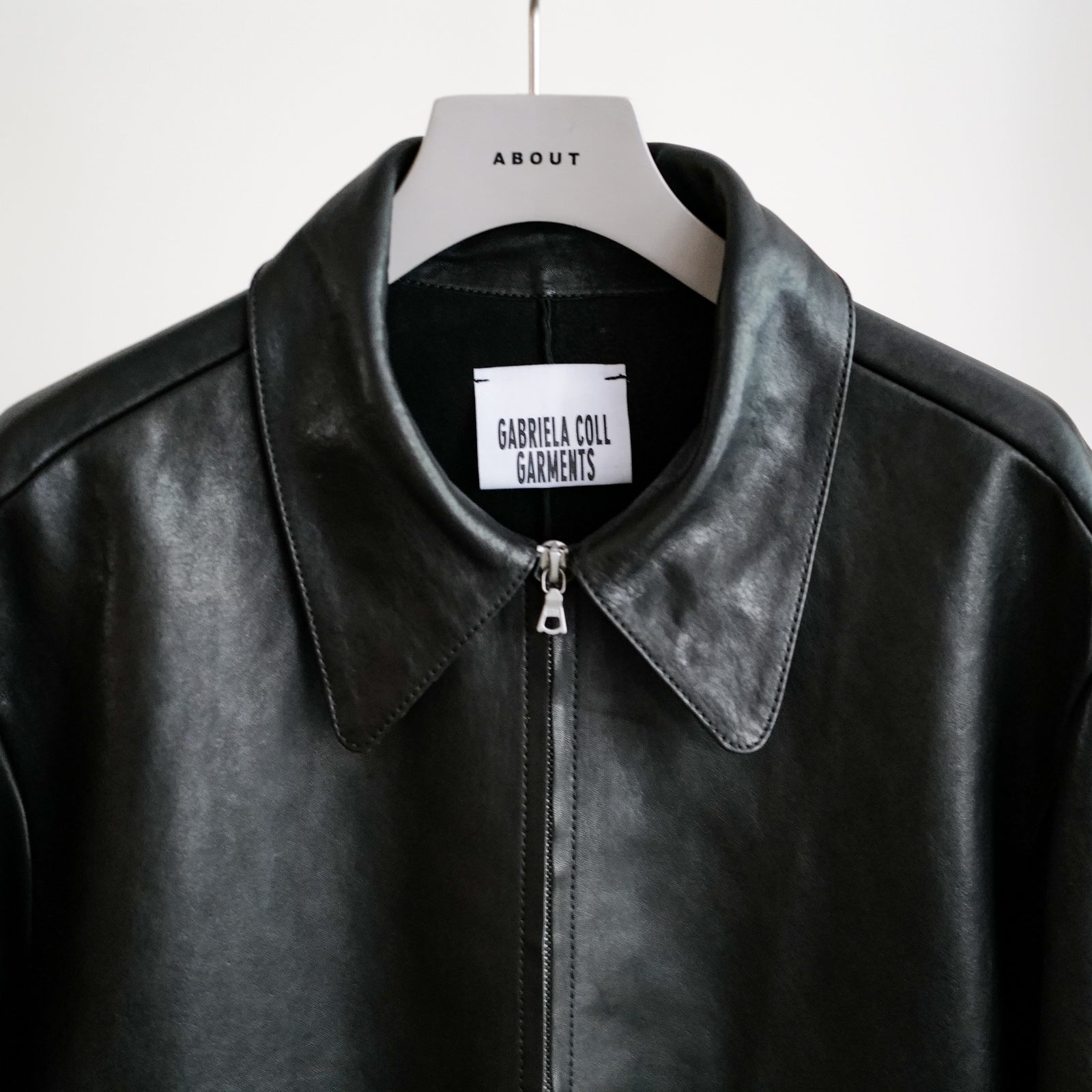 ジャケット・アウター GABRIELA COLL GARMENTS LEATHER JACKET VONIQUE / Gabriela Coll Garments/ NO.216 LEATHER HOODED ZIPPER JACKET