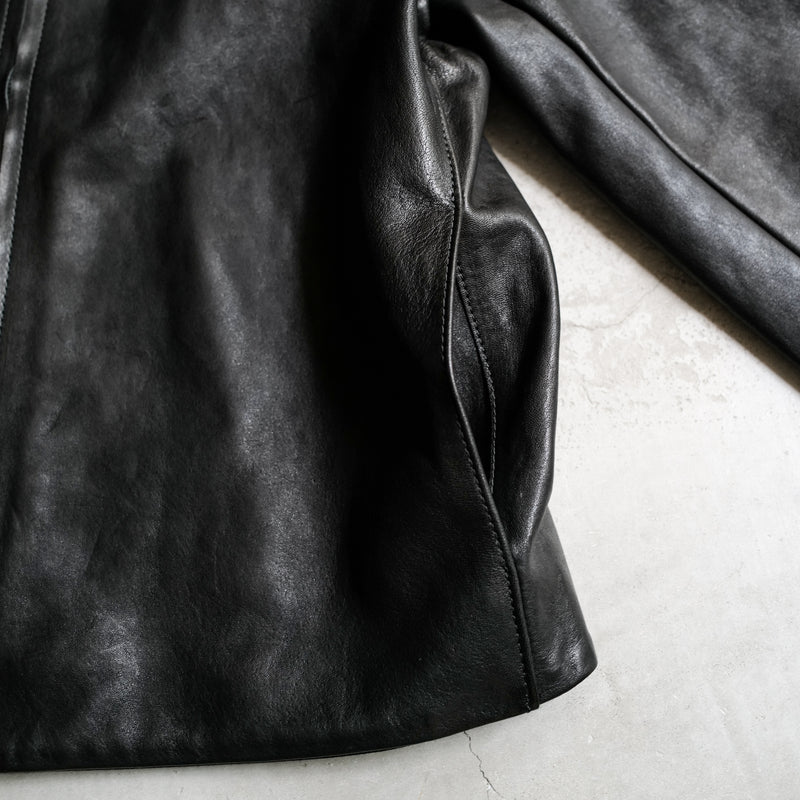LEATHER POCKET JACKET