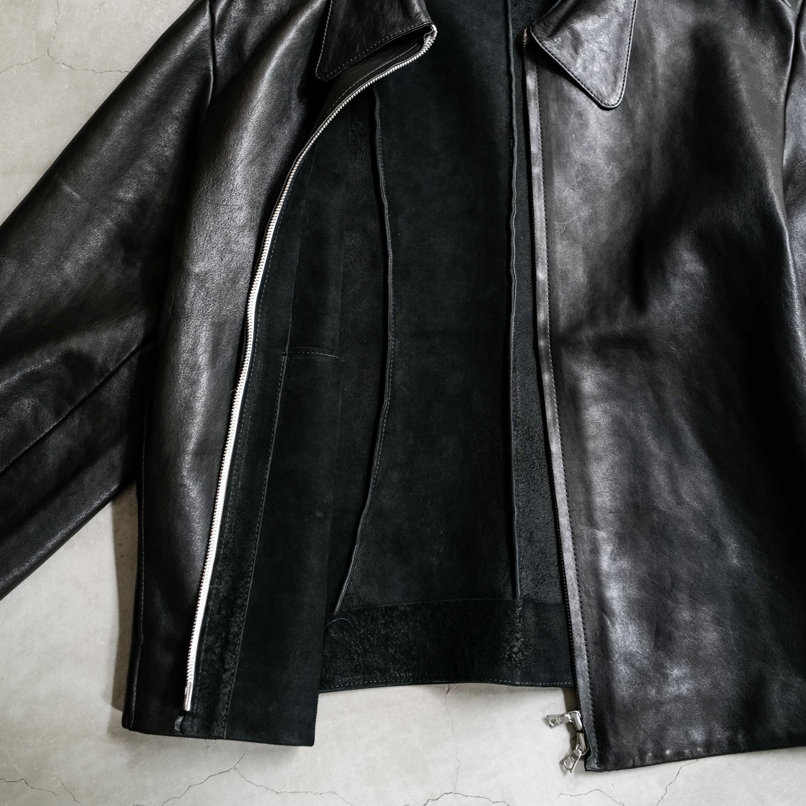 LEATHER POCKET JACKET – ABOUT
