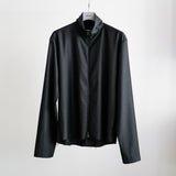 FINE WOOL ZIPPER SHIRT