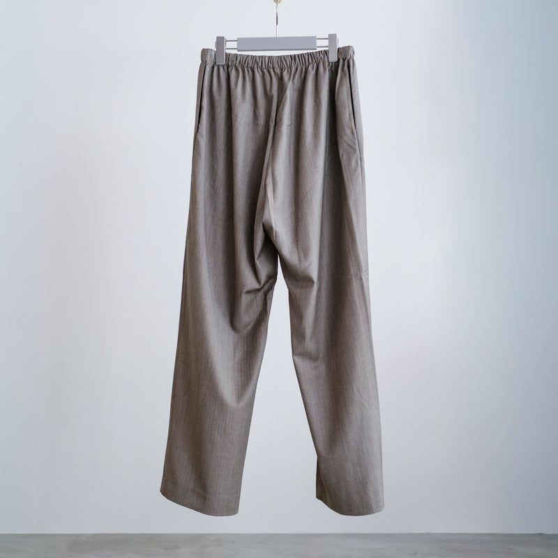 FINE WOOL DRAWSTRING TROUSERS