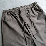 FINE WOOL DRAWSTRING TROUSERS