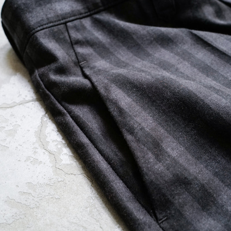 E THOMAS BLOCK CHECK DRESS TROUSERS
