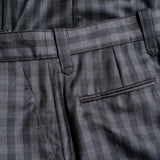 E THOMAS BLOCK CHECK DRESS TROUSERS