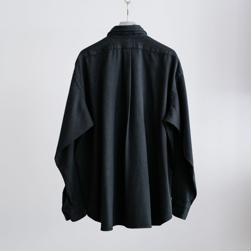 FINE COUNT COTTON PIECE DYE BOWTIE SHIRT