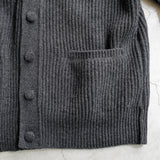CHUNKY RIBBED CARDIGAN