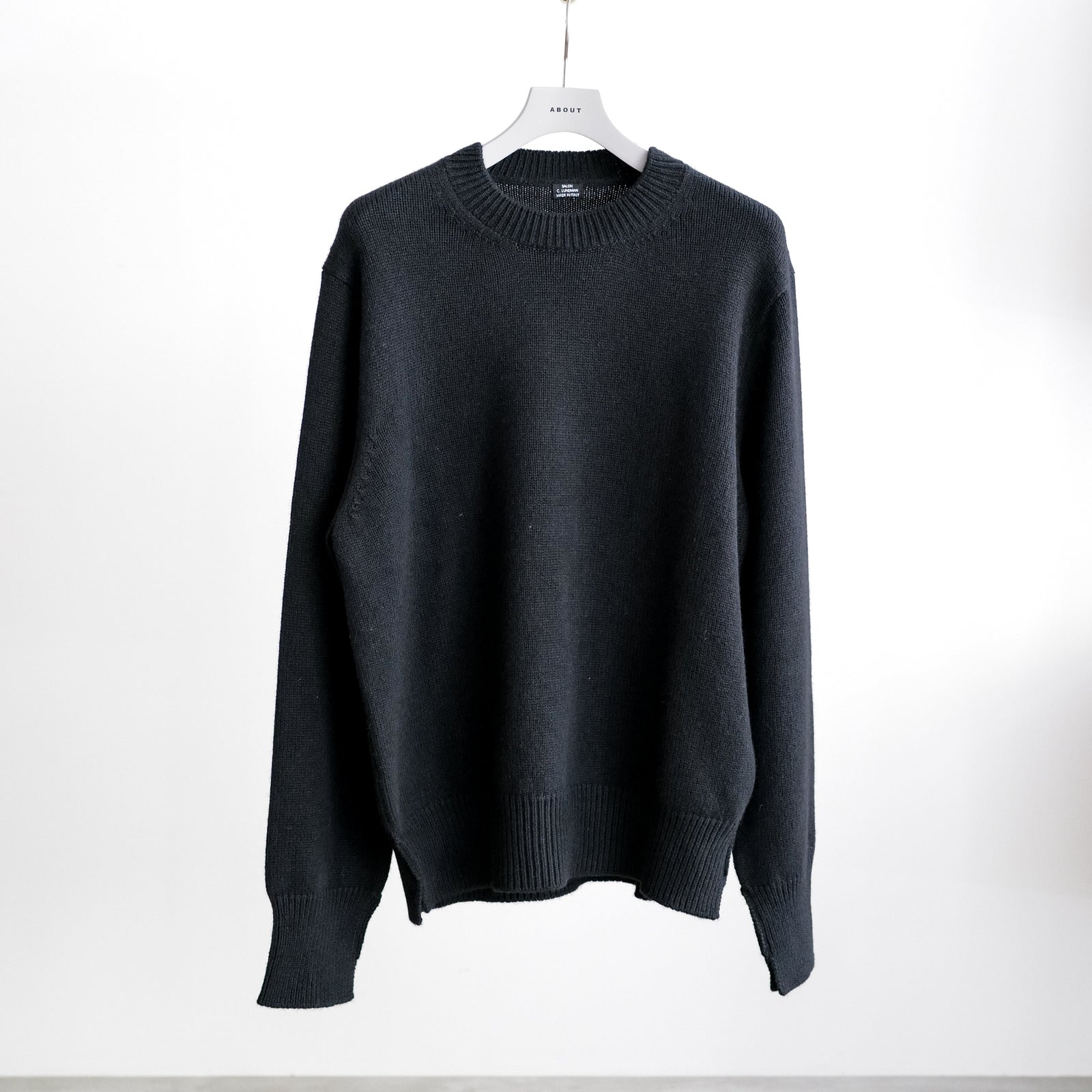 トップス SALON C. LUNDMAN 25AW CHUNKY O NECK S CHUNKY O NECK – ABOUT