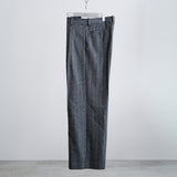 EXTRAFINE COLLEGE FLANNEL WIDE TROUSERS