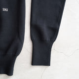 SUPER180'S WORSTED DOUBLE HIGH-NECK KNIT