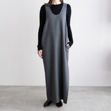 EXTRA FINE WORSTED RIVER LONG DRESS
