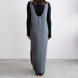 EXTRA FINE WORSTED RIVER LONG DRESS