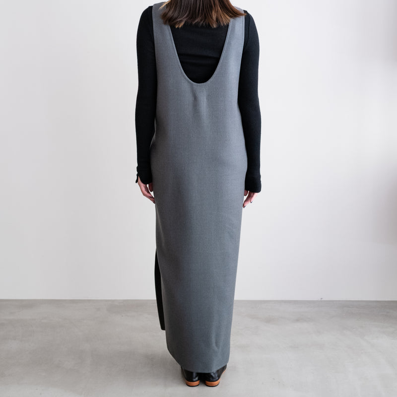EXTRA FINE WORSTED RIVER LONG DRESS