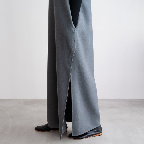 EXTRA FINE WORSTED RIVER LONG DRESS