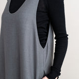 EXTRA FINE WORSTED RIVER LONG DRESS
