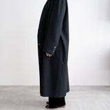 SUPER180'S WORSTED RIVER FULL-LENGTH ROBE COAT