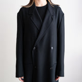 SUPER180'S WORSTED RIVER FULL-LENGTH ROBE COAT
