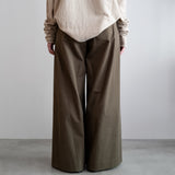 SLANT SIDE TUCKED BUGGY PANTS