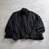 HEAVY WOOL CROPPED OVERSIZED JACKET