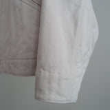 COTTON TWILL ZIP SHORT JACKET