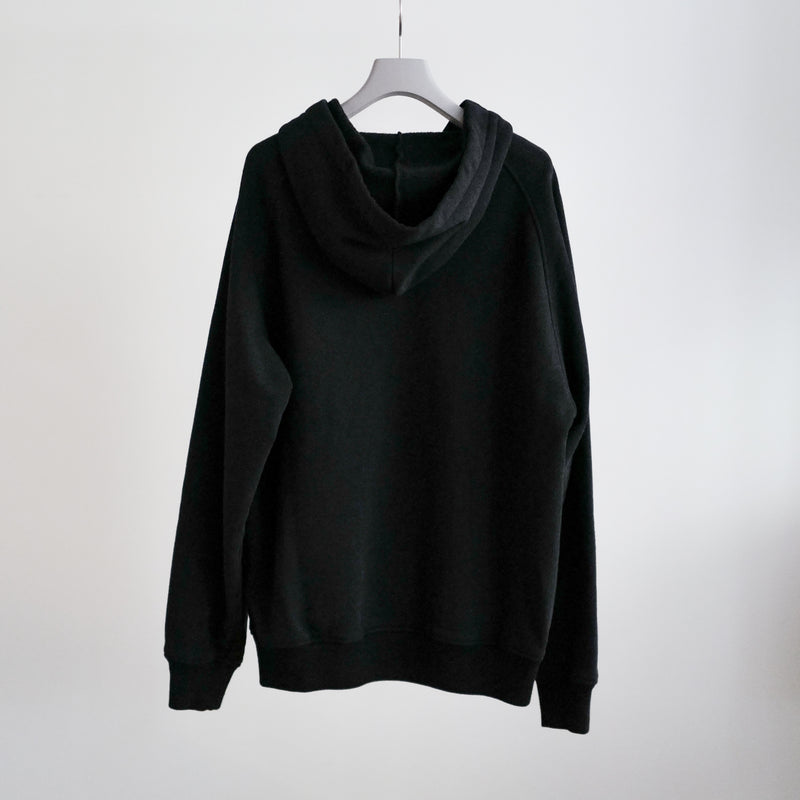 COTTON FLEECE ZIP PARKA