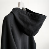 COTTON FLEECE ZIP PARKA