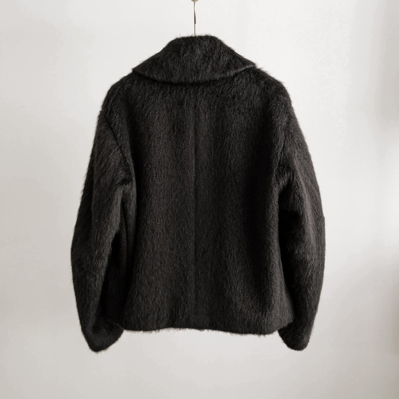 CAMEL SHAGGY BLOUSON