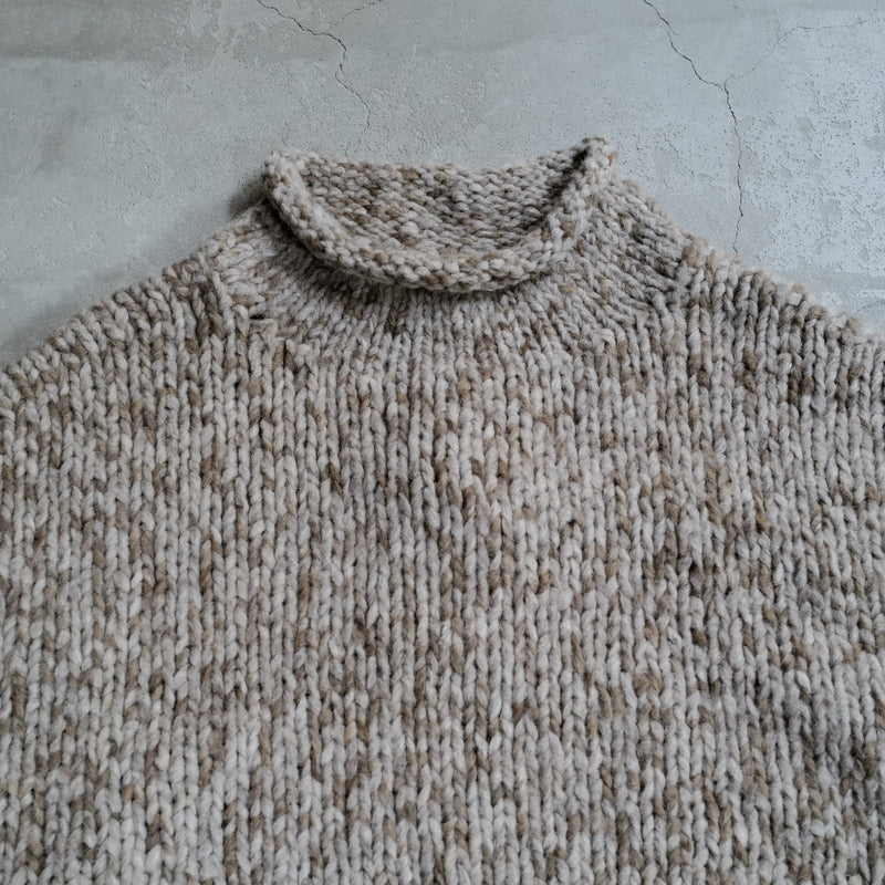 HANDKNIT PAINT ROLLNECK