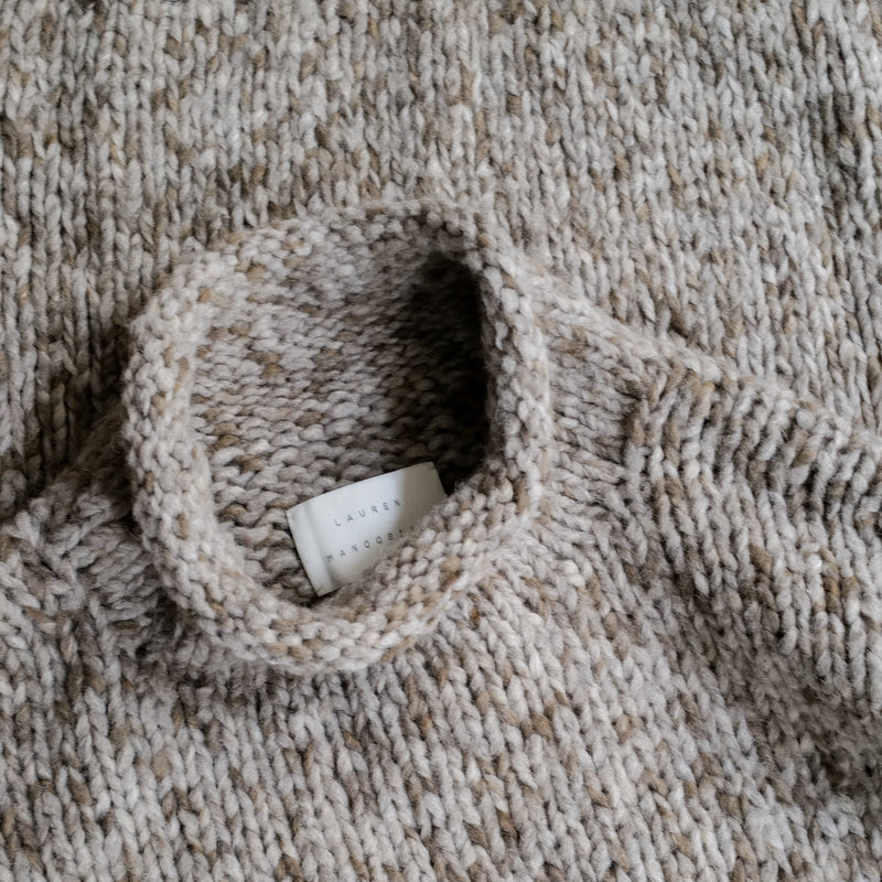 HANDKNIT PAINT ROLLNECK