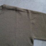SEAMLESS CREW 3/4SLEEVES KNIT