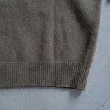 SEAMLESS CREW 3/4SLEEVES KNIT