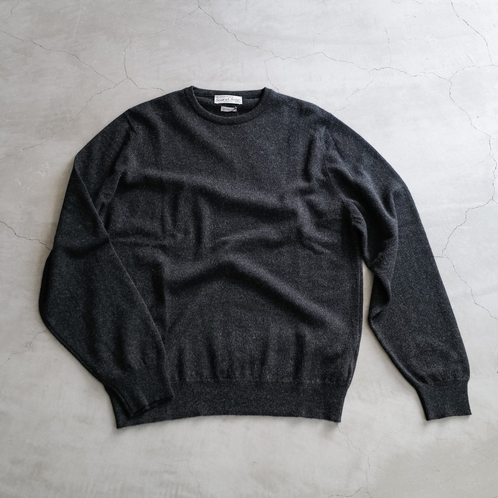 SCOTT&CHARTERS × COMOLI CREW NECK KNIT – ABOUT