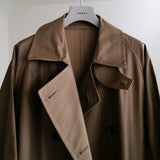 TECHNICAL COTTON OVER SIZING UNLINED TRENCH COAT