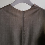 FINE WOOL CENTER SEAMS DRESS