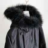 COTTON SILK MILITARY HOODED JACKET