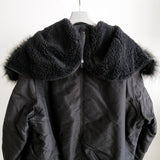 COTTON SILK MILITARY HOODED JACKET