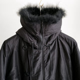 COTTON SILK MILITARY HOODED JACKET