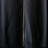 COTTON FLEECE ZIP PARKA