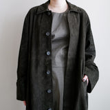 SUEDE CAR COAT