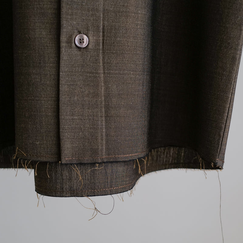 SUMMER WOOL SLEEVELESS SHIRT – ABOUT