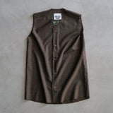 SUMMER WOOL SLEEVELESS SHIRT