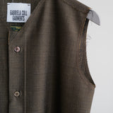 SUMMER WOOL SLEEVELESS SHIRT