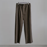 SUMMER WOOL DRAWSTRING TROUSERS