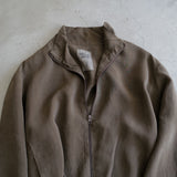 CUPRO DOUBLED ZIPPER JACKET