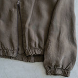 CUPRO DOUBLED ZIPPER JACKET