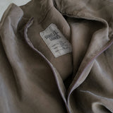 CUPRO DOUBLED ZIPPER JACKET