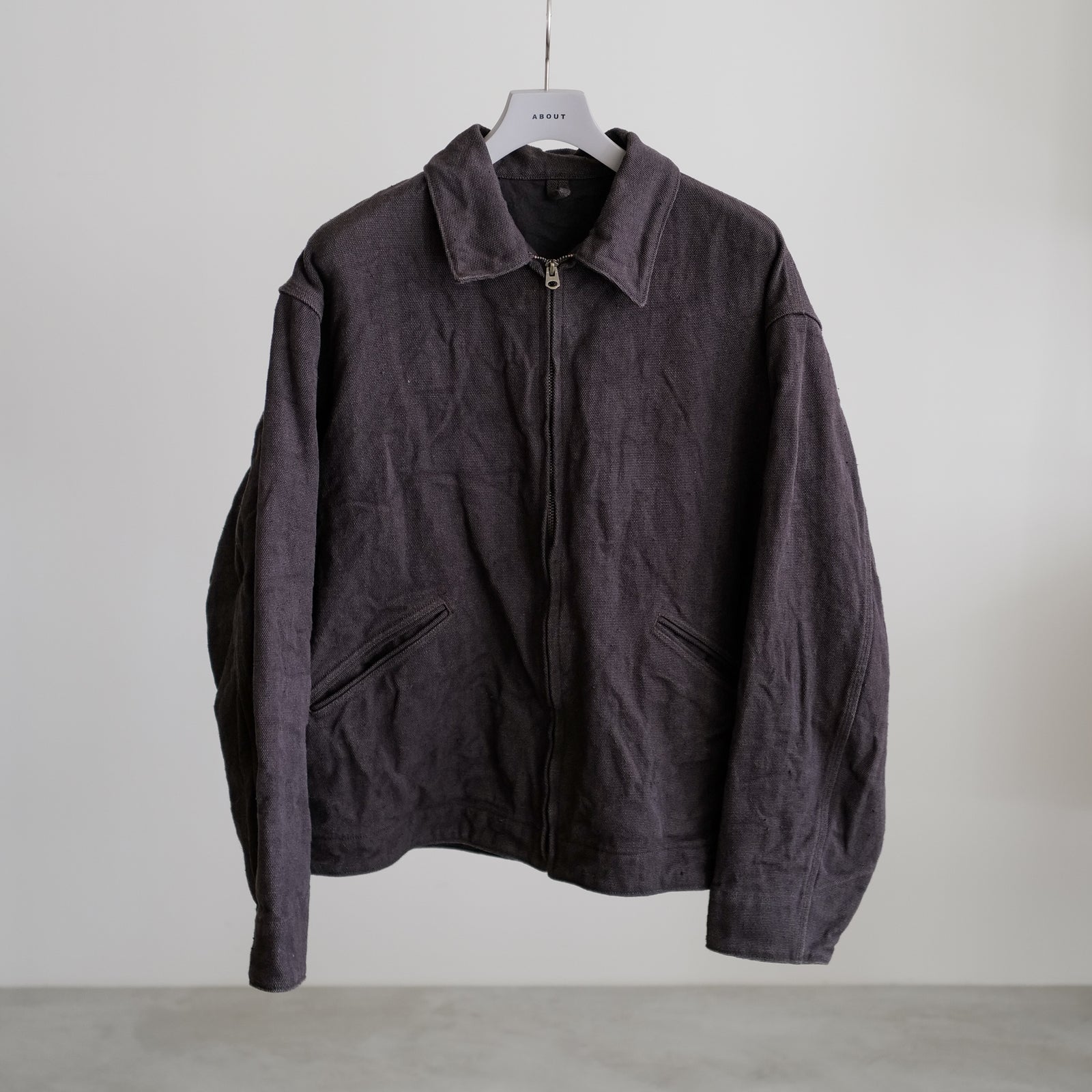HEMP DUCK ZIP SHORT JACKET – ABOUT
