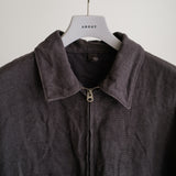 HEMP DUCK ZIP SHORT JACKET