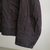 HEMP DUCK ZIP SHORT JACKET