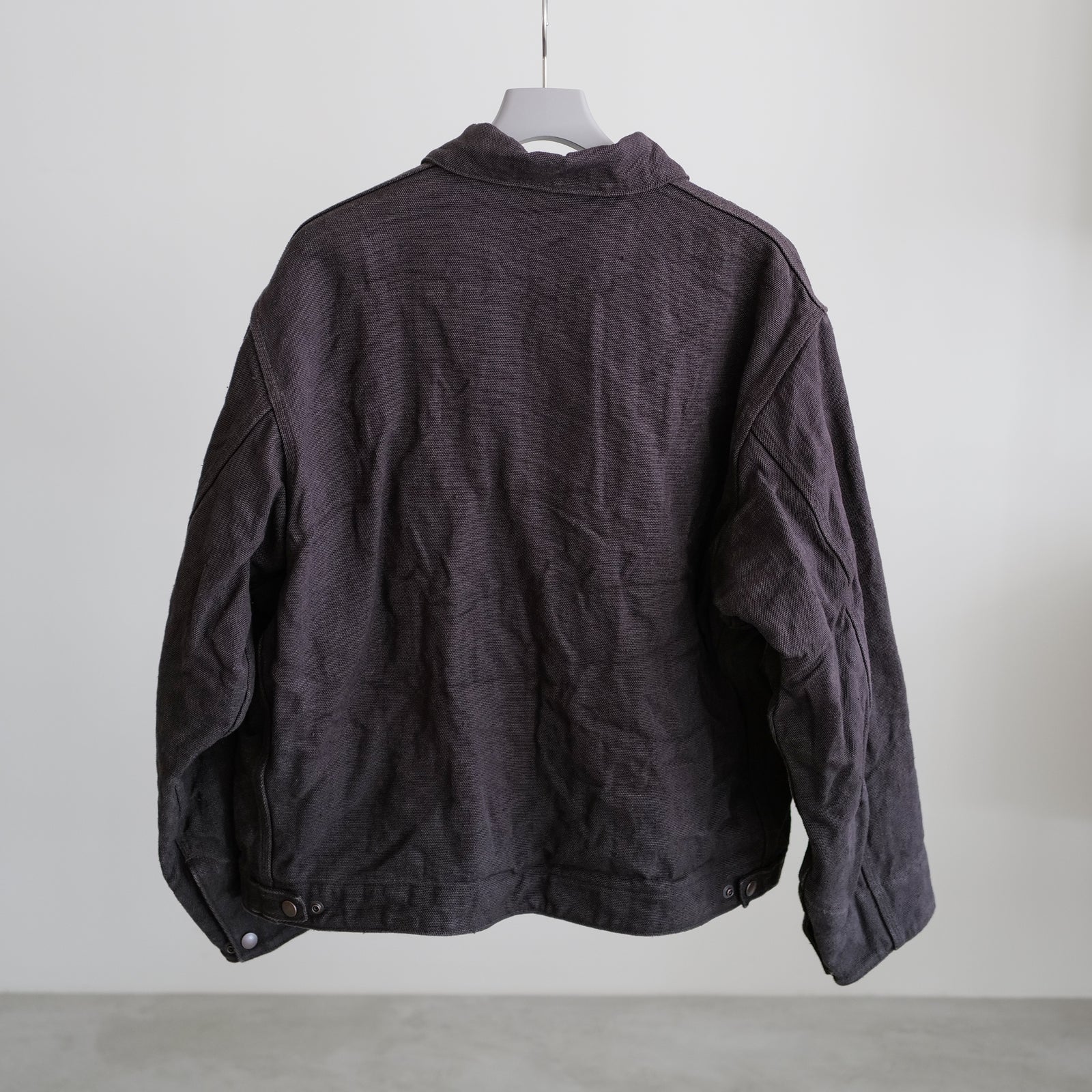 HEMP DUCK ZIP SHORT JACKET – ABOUT