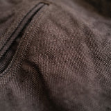 HEMP DUCK ZIP SHORT JACKET